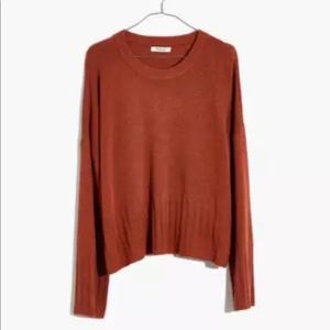 madewell Ayres Wide-Sleeve Pullover oversize Sweater 22% wool 5% alpaca …